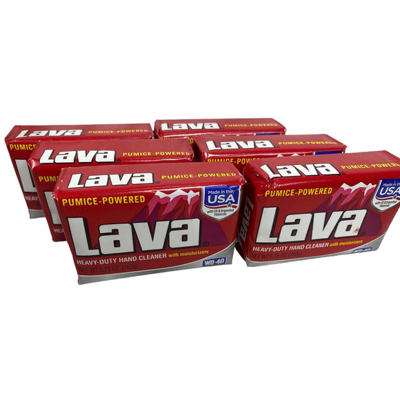 Lava 10185 Pumice Hand Cleaning and Moisturizing Bar Soap 5.75 Ounces (6 Pack) - Picture 1 of 4